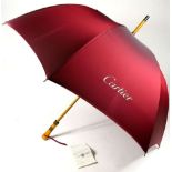 Cartier Umbrella Burgundy Cherbourg Limited Edition 100 Year