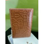 Rolex Official Merchandise Brown Leather Credit Card Wallet-New Example