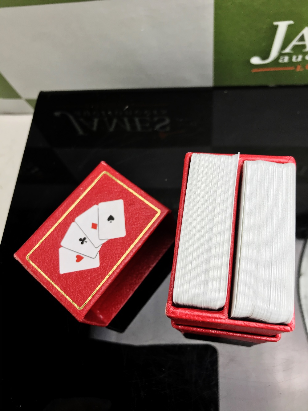 Smythson Double Pack Of Playing Cards In Case - Image 3 of 5