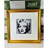 Andy Warhol 1987 Marilyn Monroe Lithograph Plate Signed.