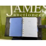 Smythson Duke a5 Leather Organiser/Gold Leaf 2020 Diary/Contact File Included+Montblanc Pen