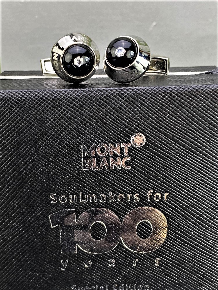 Montblanc "Soulmakers Special Edition" Diamond Cufflinks - Image 2 of 3