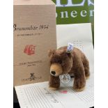 Steiff Limited Edition Dark Brown Bear - Squeaker Mohair Model