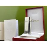 Cartier Paris Briquet Godron Cigar/ Lighter