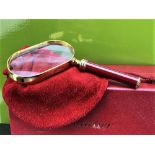 Cartier Vintage Gold Plated Trinity Magnifying Glass