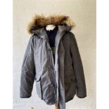 Hackett-London Down Parka Arctic Coat Mens Size XL-Ex Display