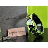 Louis Vuitton Inclusion Gold Flake Bangle & Original Case