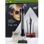 Montblanc Great Characters Special Edition Andy Warhol Ballpoint Pen 112718-New Example