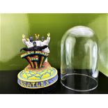 The Beatles "Mysterious Tour" Franklin Mint Musical Diarama & Glass Dome, Ltd Original Edition.