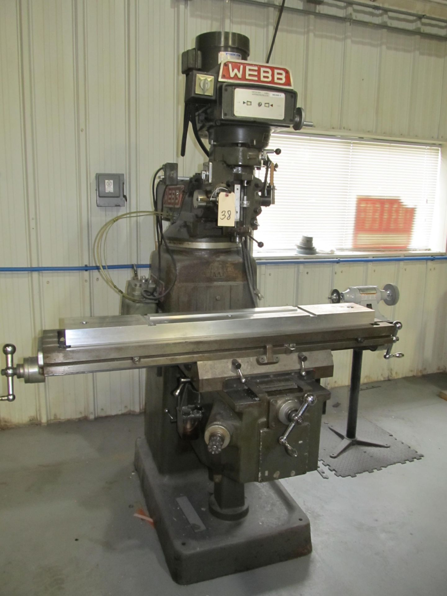 Webb/Champ Mdl.3VK 3-Axis Milling Machine w/ Knee Type 10" x 50" Table