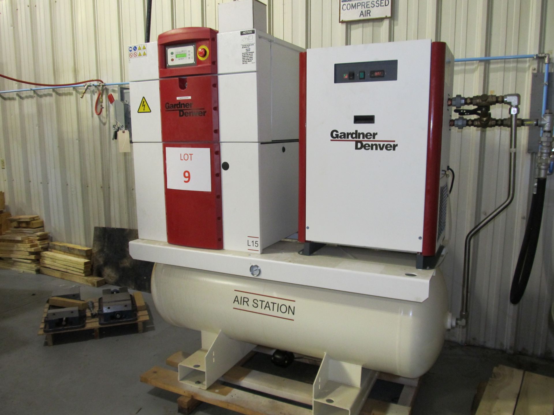 Gardner Denver L15 Air Compressor - Image 5 of 6