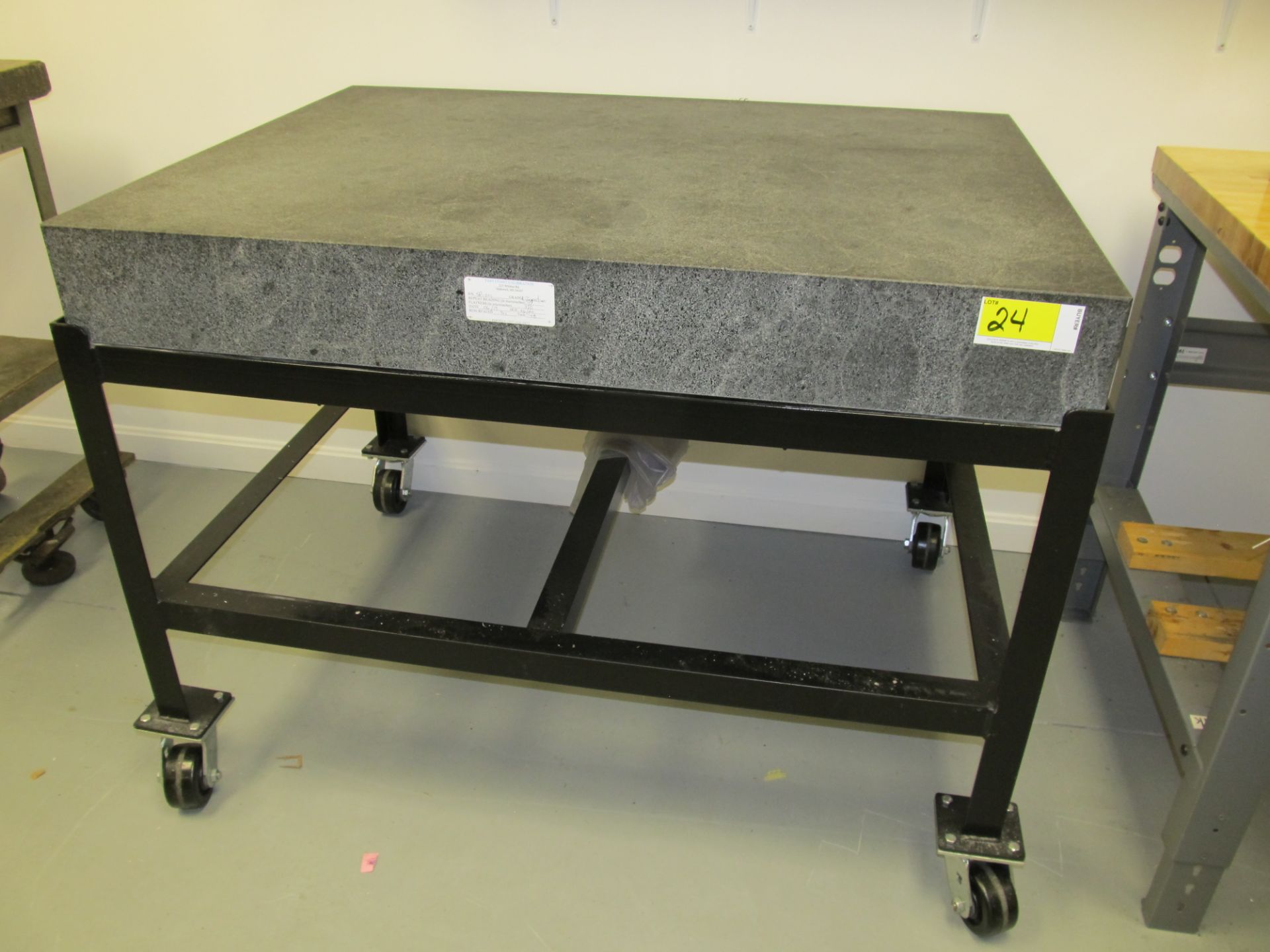 36" x 48" x 6" Mobile Granite Surface Plate