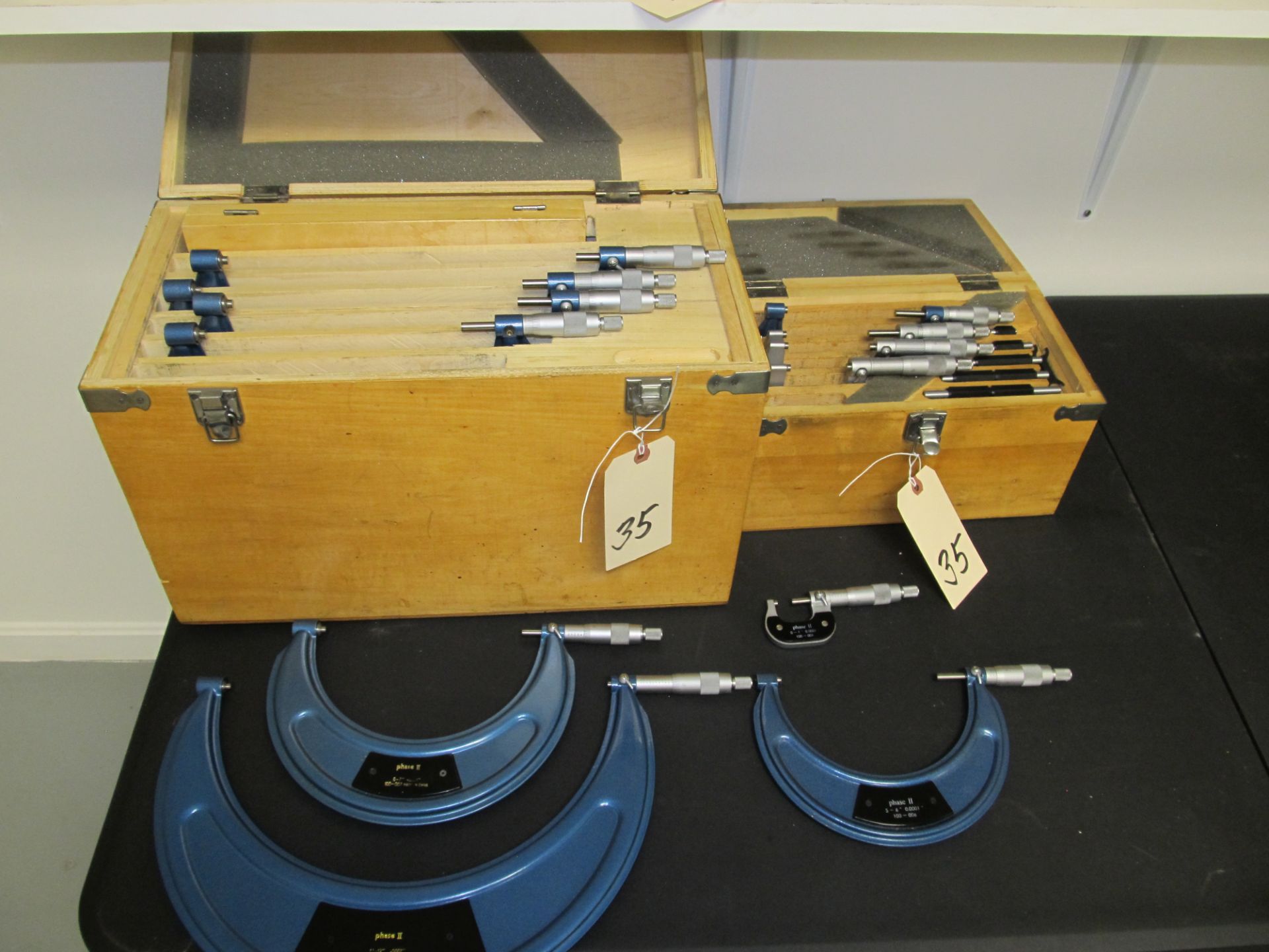 Lot - Phase II 0-12" Micrometer Set (2 Boxes) - Image 5 of 8