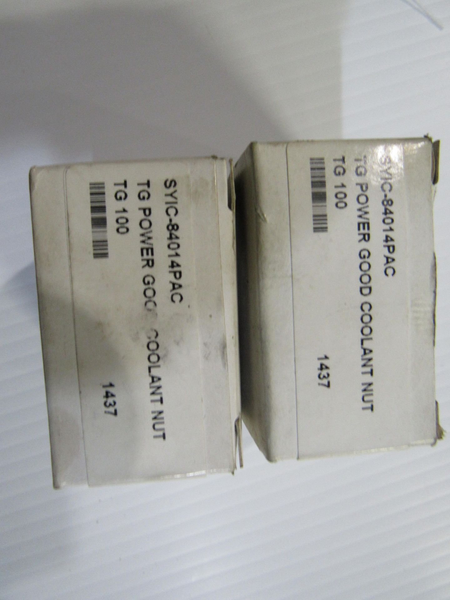 Lot - 4 Cat 50 Tool Holders w/Coolant Nuts (1 w/Tooling) - Image 3 of 5