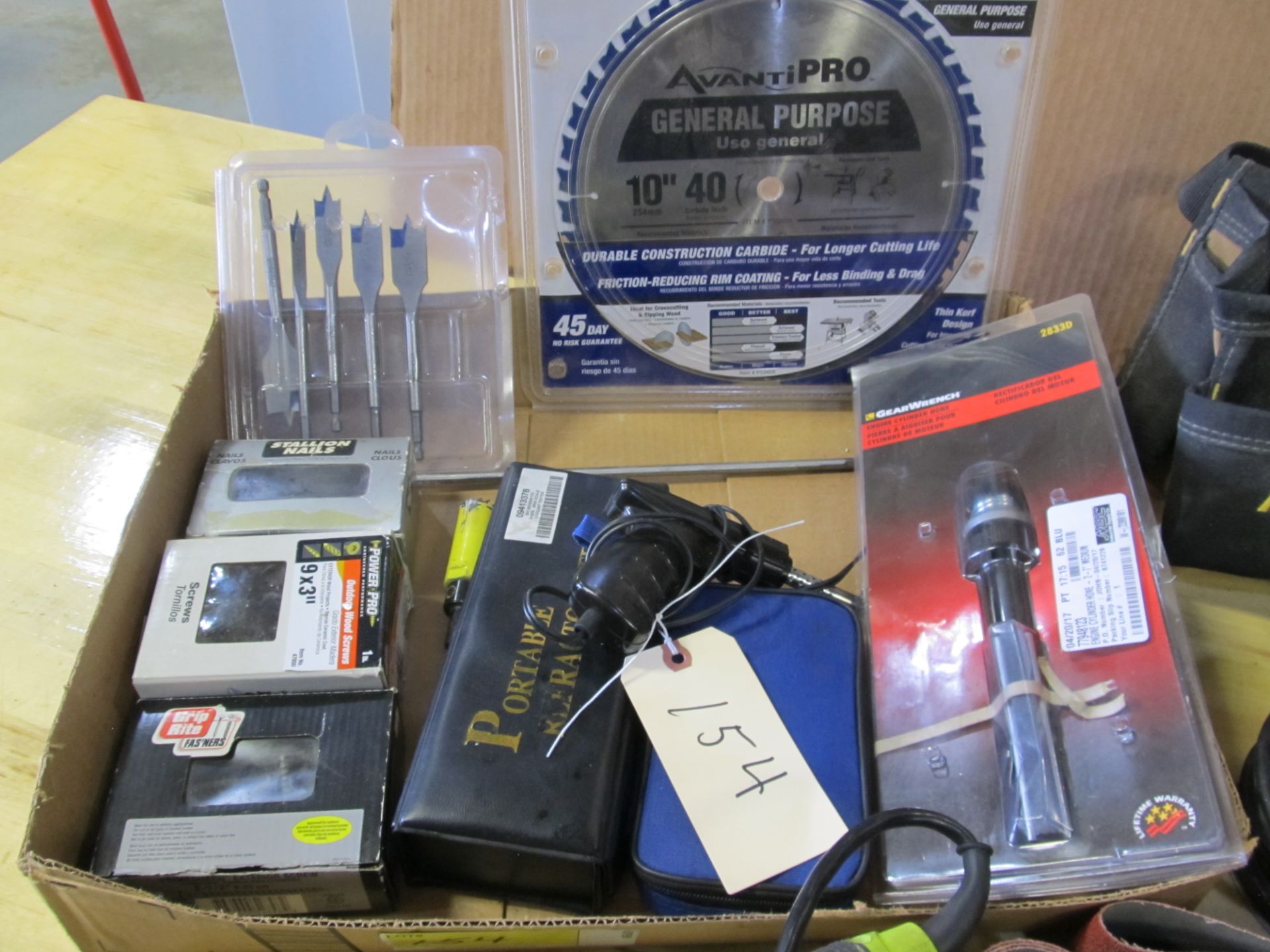 Lot - Box of Power Tools & Box of Misc. Bits, Blades, Etc. - Image 3 of 3