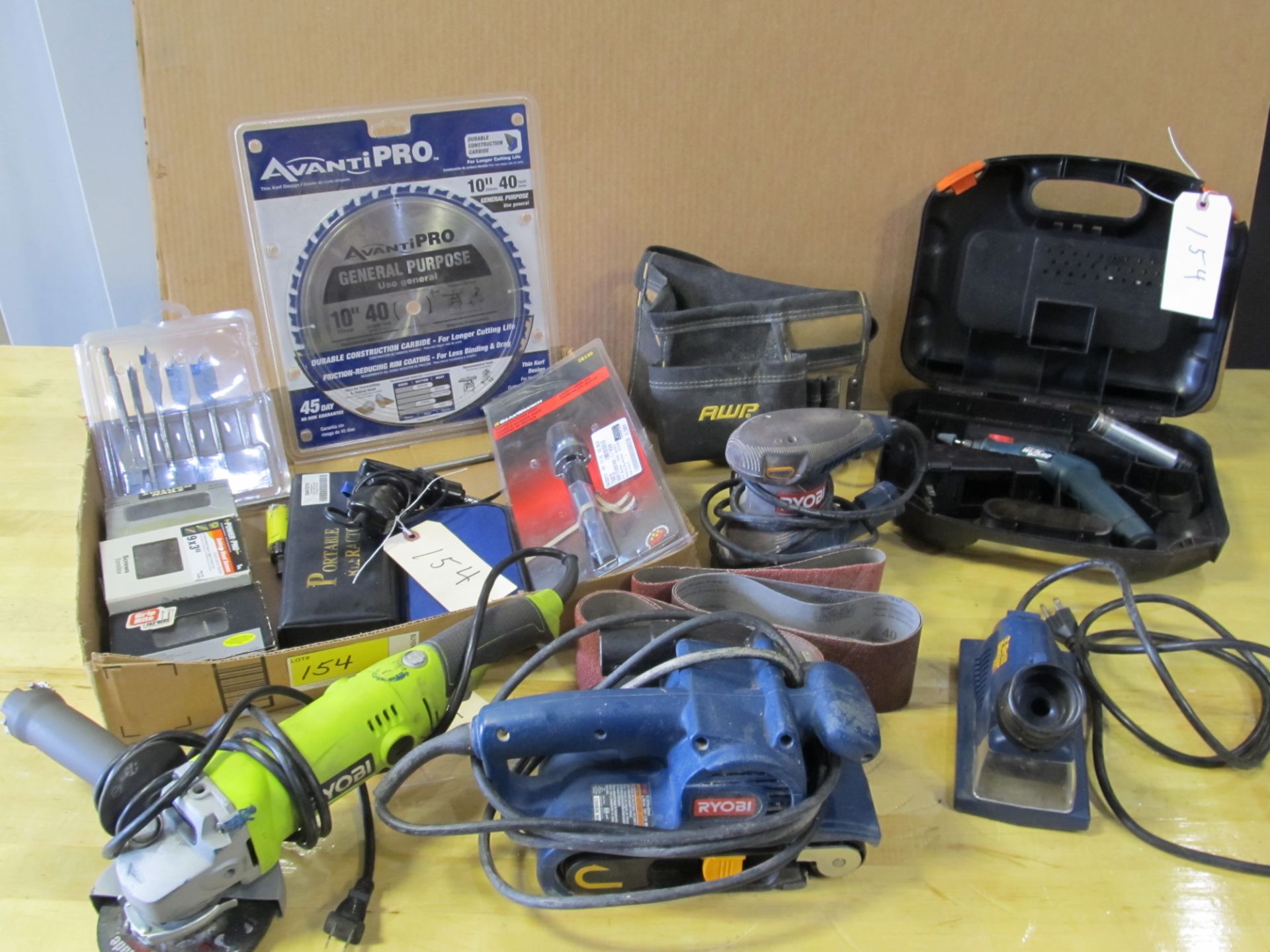 Lot - Box of Power Tools & Box of Misc. Bits, Blades, Etc. - Image 2 of 3