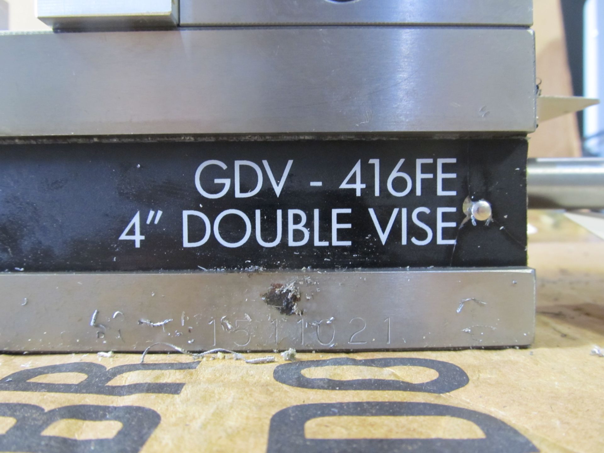 Lot of 2 - Glacern Machine Tools GDV-416FE 4" Double Vises - Image 2 of 5