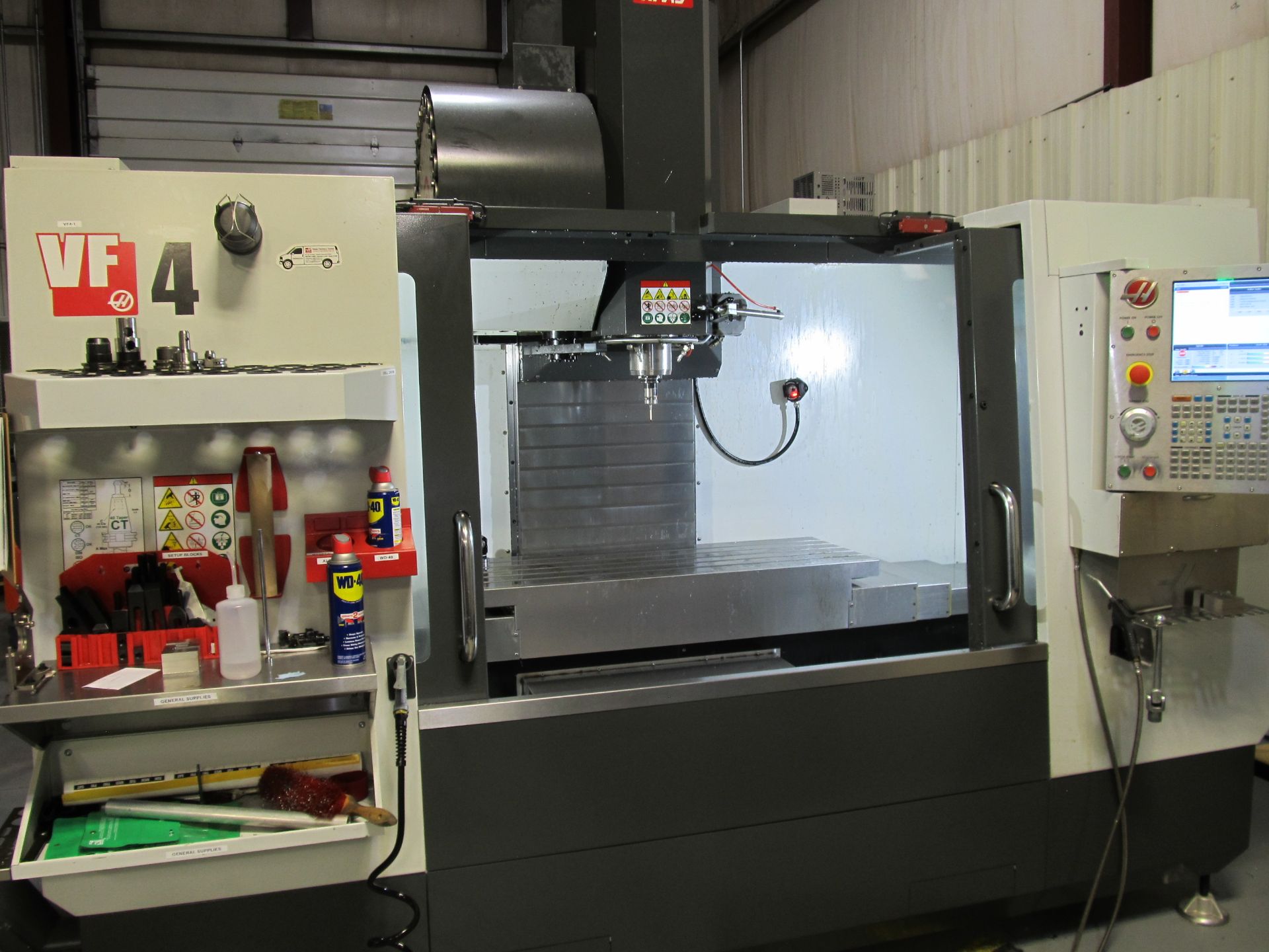 2016 HAAS VF4 CNC Vertical Milling Machine - Image 10 of 15