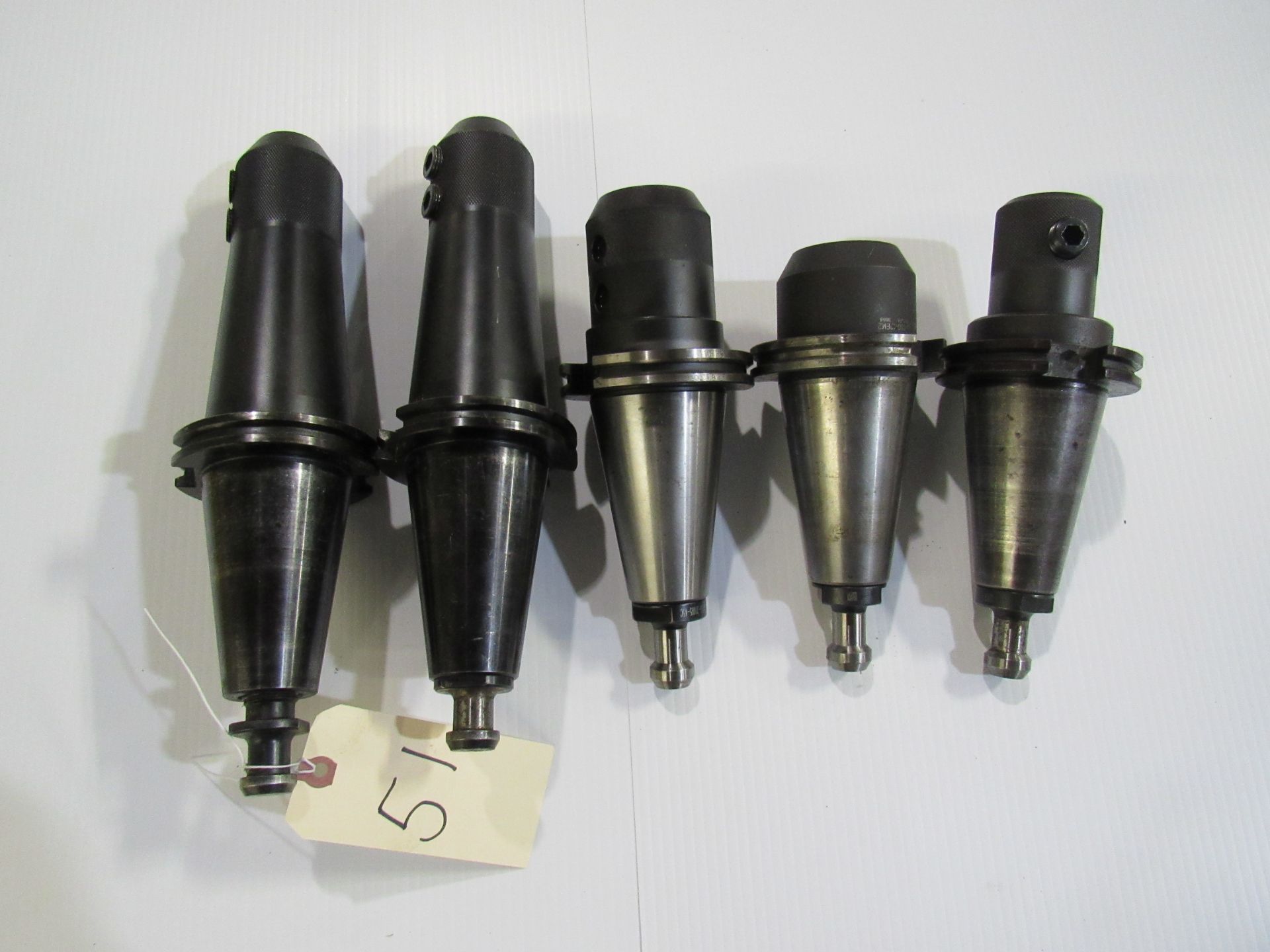 Lot - 5 Cat 50 Tool Holders