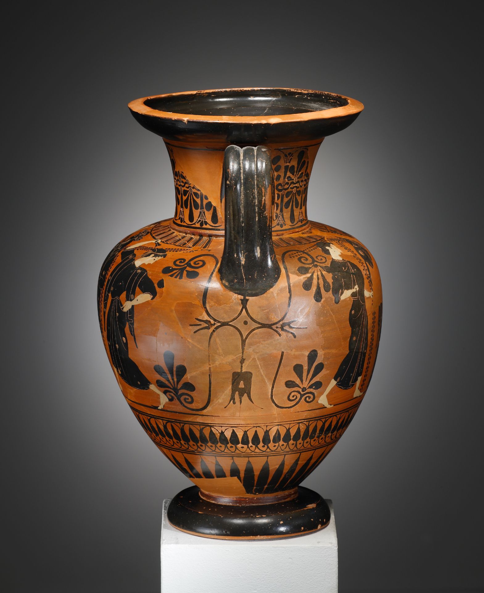 A Black-figure Amphora with Dionysos and Maenads (near to the Antimenes Painter) - Bild 4 aus 4