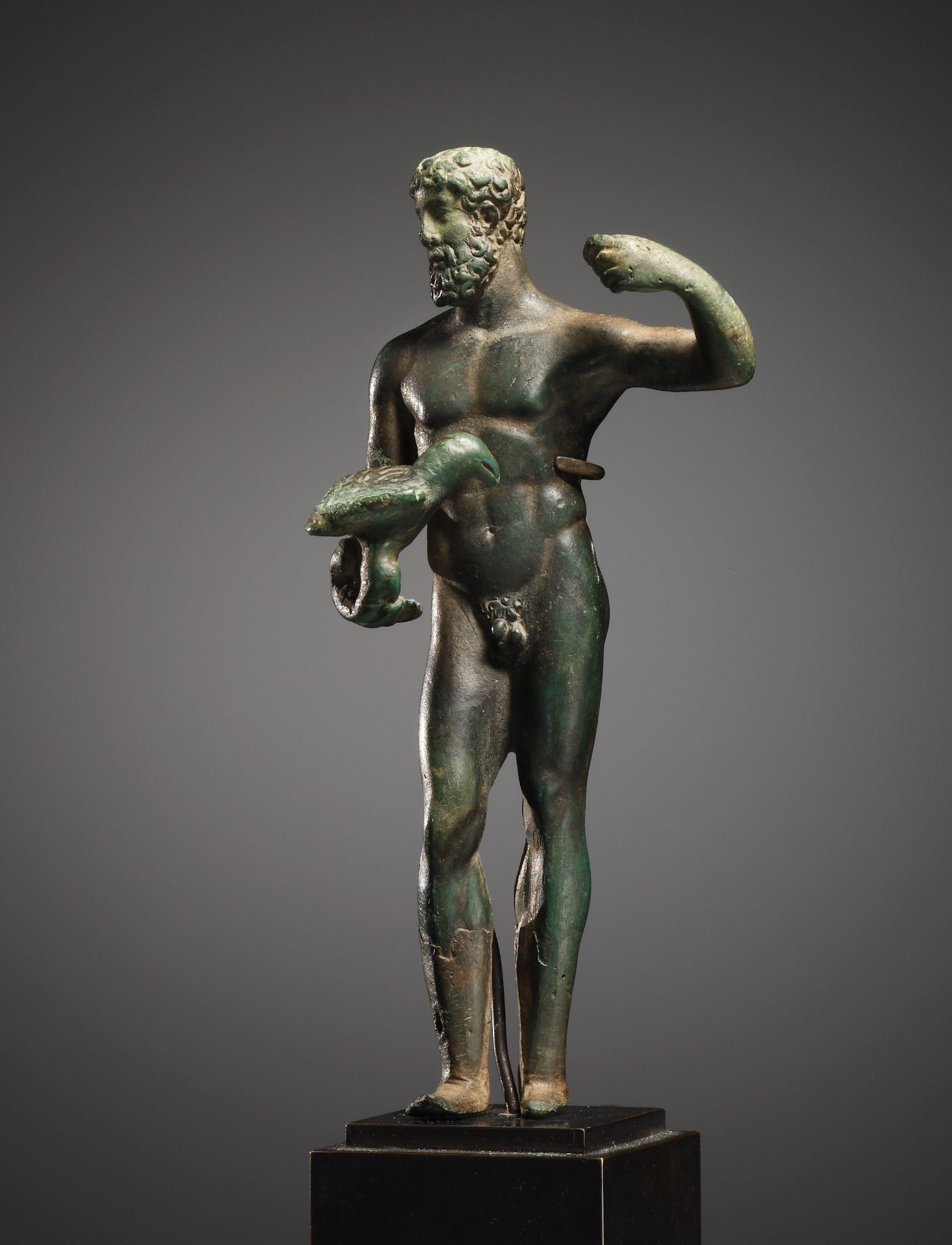 A Statuette of Jupiter with Eagle