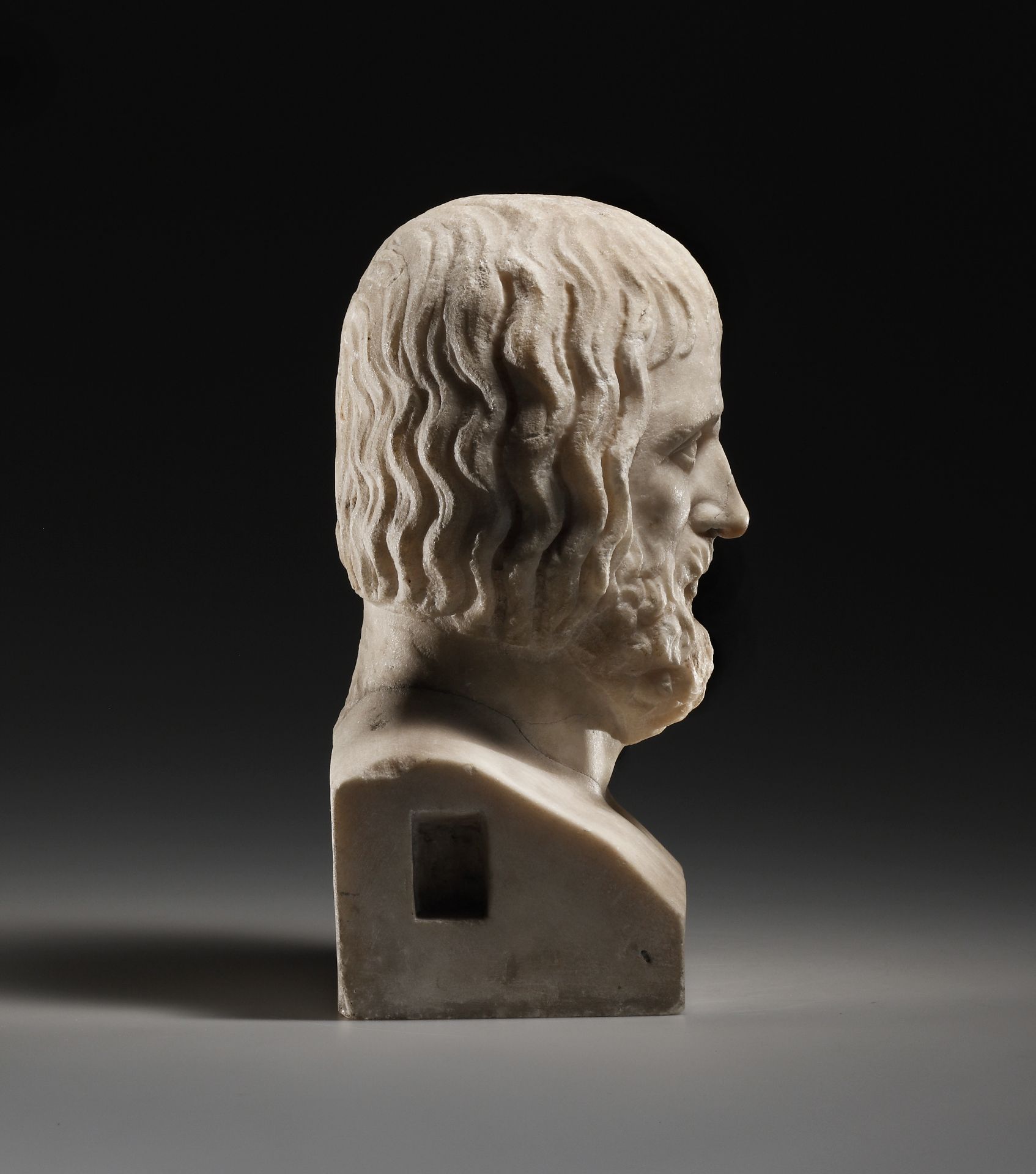 A Portrait Herm of Euripides - Bild 4 aus 4