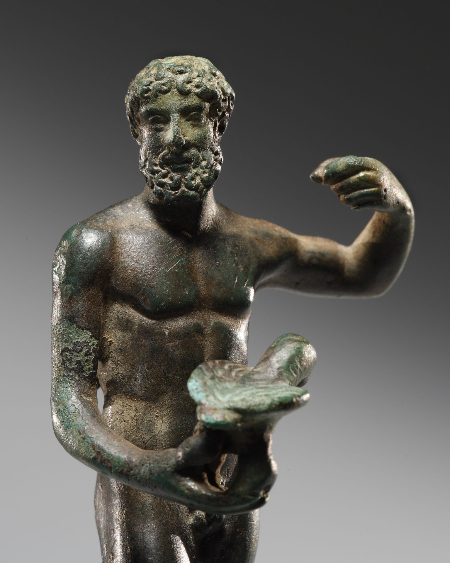 A Statuette of Jupiter with Eagle - Bild 5 aus 6