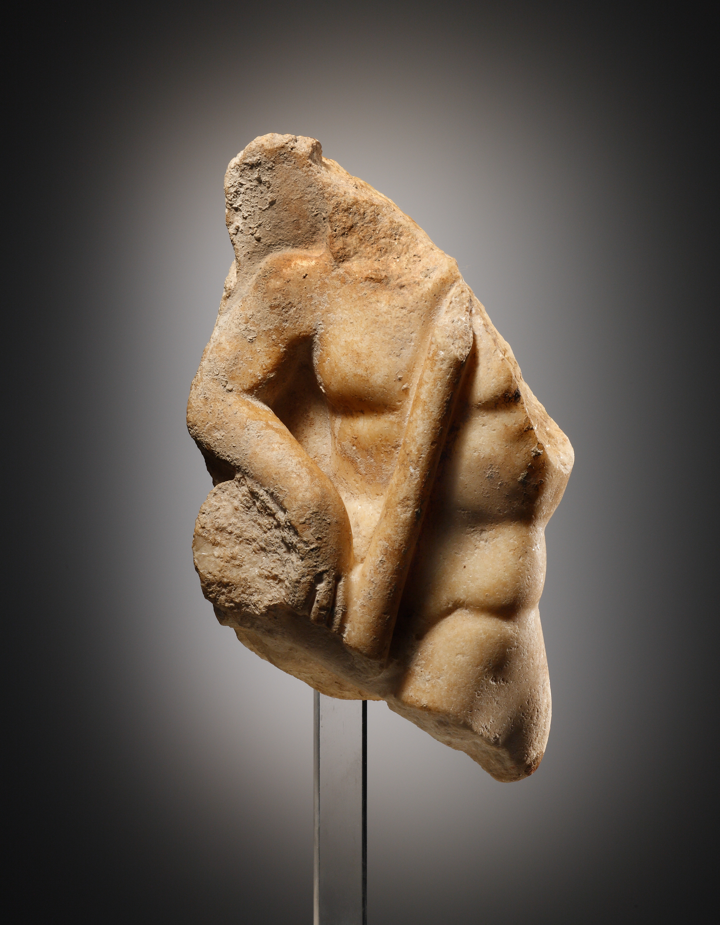 A Relief Fragment with Male Torso