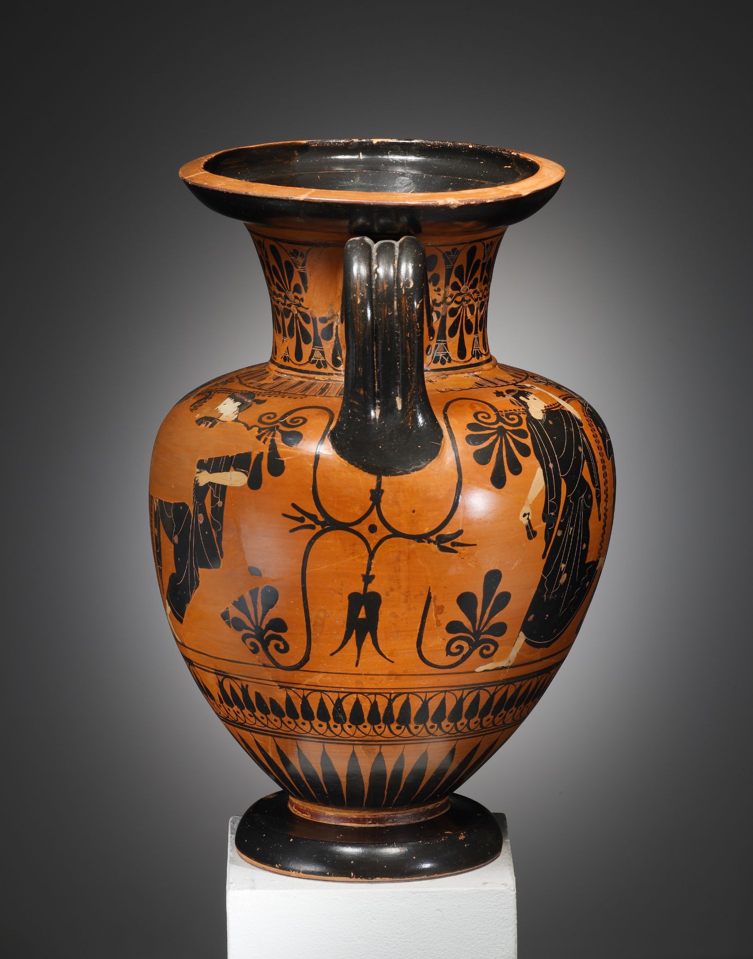 A Black-figure Amphora with Dionysos and Maenads (near to the Antimenes Painter) - Bild 2 aus 4