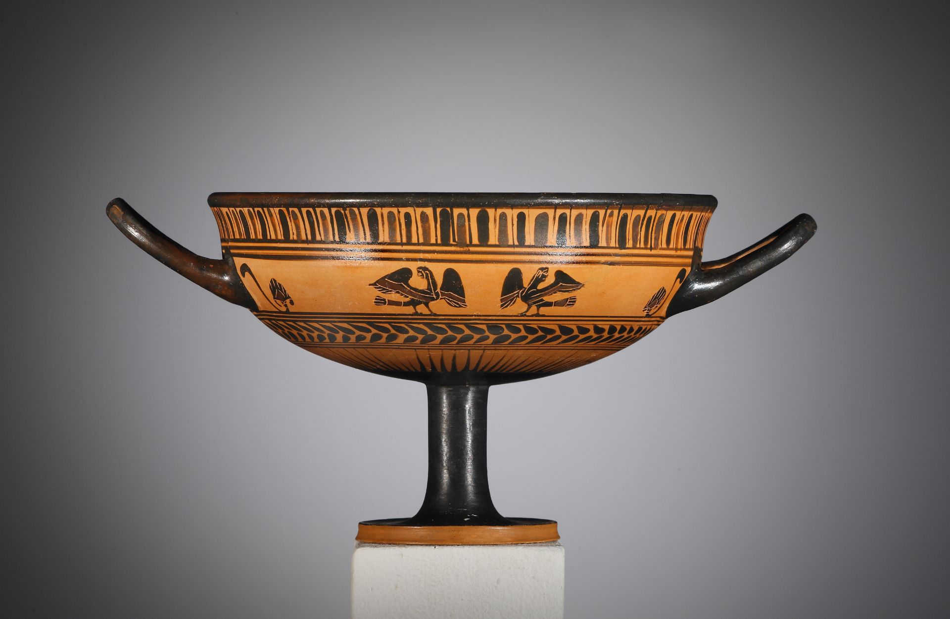 An Attic Black-figure Little-master Cassel Cup with Sirens