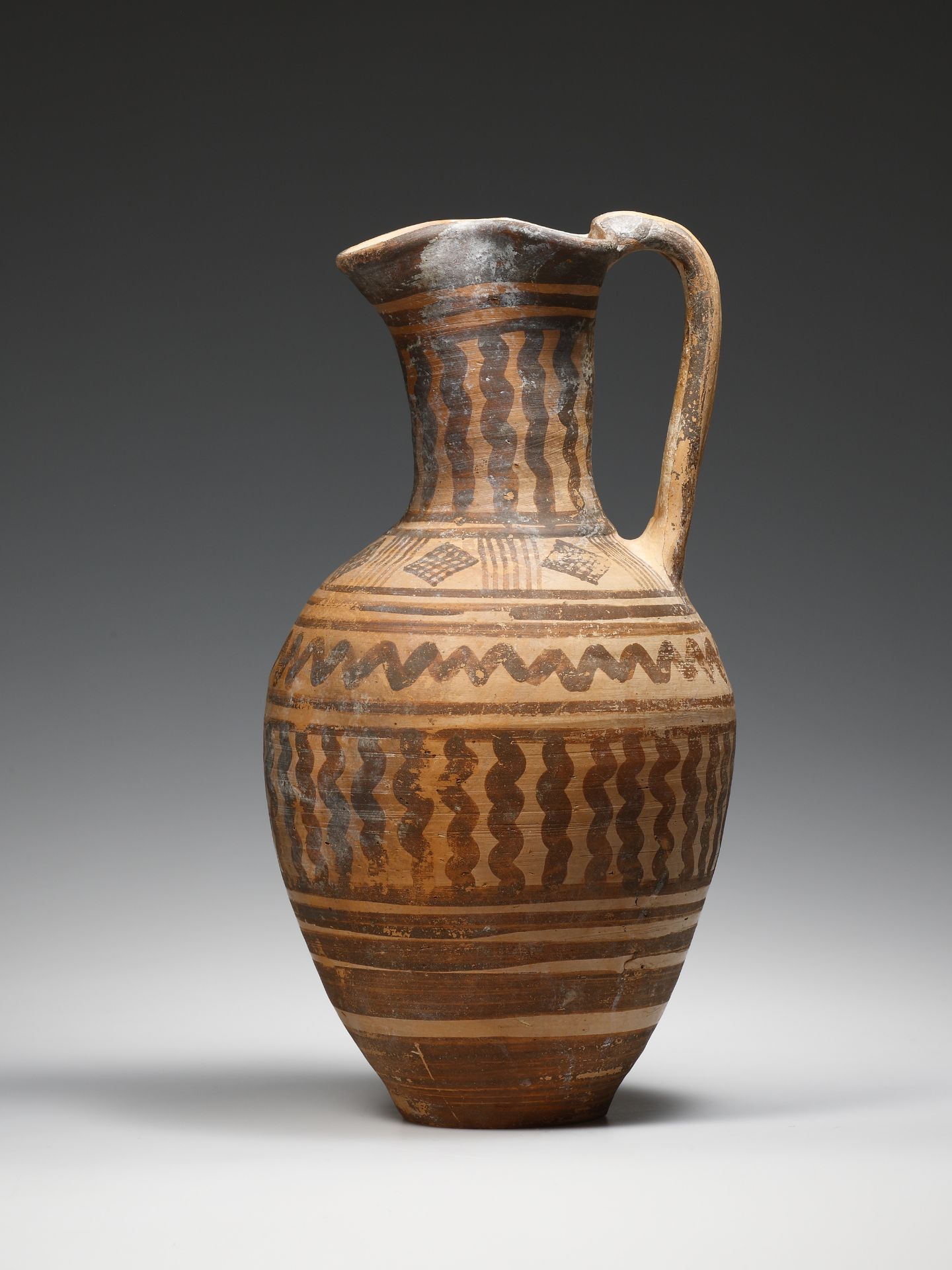 A Boeotian Late Geometric Oinochoe