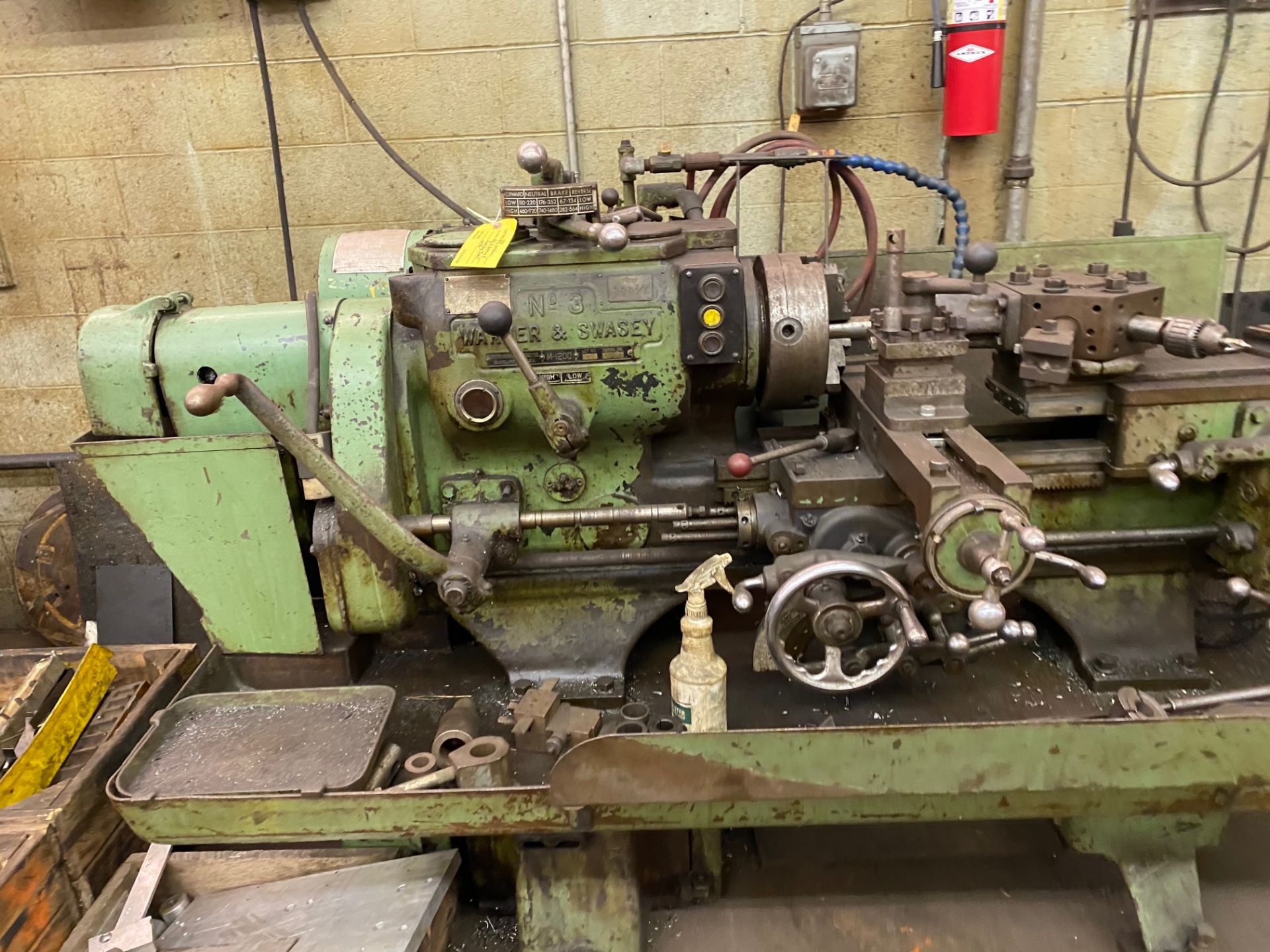 No. 3 Warner & Swasey Turret Lathe - Image 3 of 5