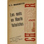 Futurismus - - Marinetti, F. T. Les mots en liberté futuristes. Mit zahlr. (4 gefalt.) Beispielen