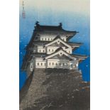 Japan - - Mori, Suncho. Schloss Hirosaki. Hrsg. v. Dairinsha, geschnitten von Maeda Kentaro,