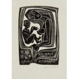 Exlibris - - Sammlung von ca. 150 oft signierten Exlibris, meist aus Osteuropa (CSSR, Bulgarien,