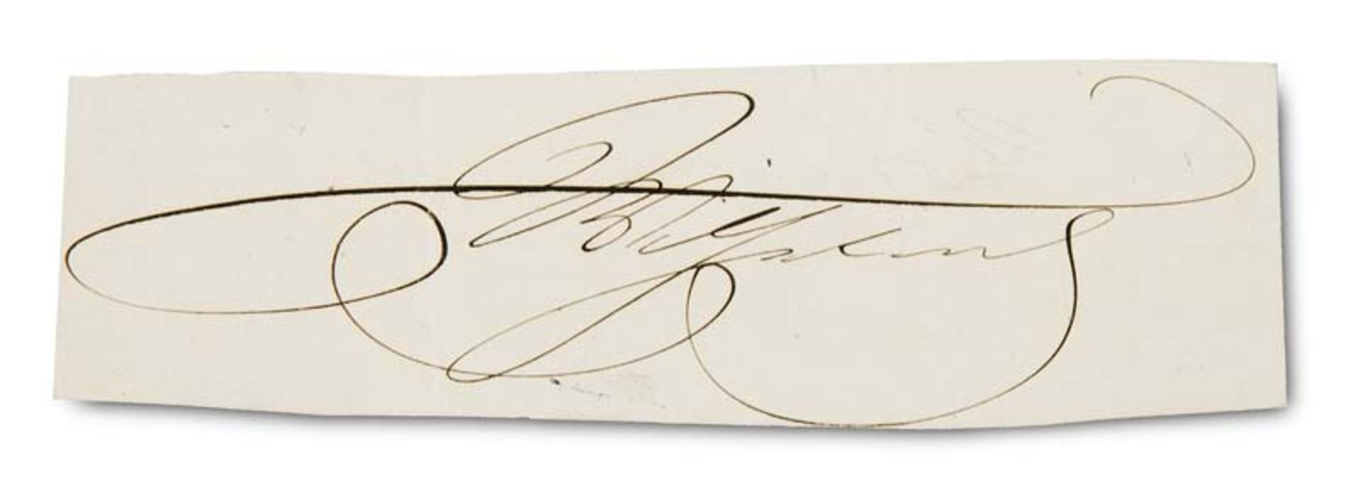 Friedrich Wilhelm III., Kurfürst von Brandenburg. Eigenhändige Unterschrift auf einer Supplik.