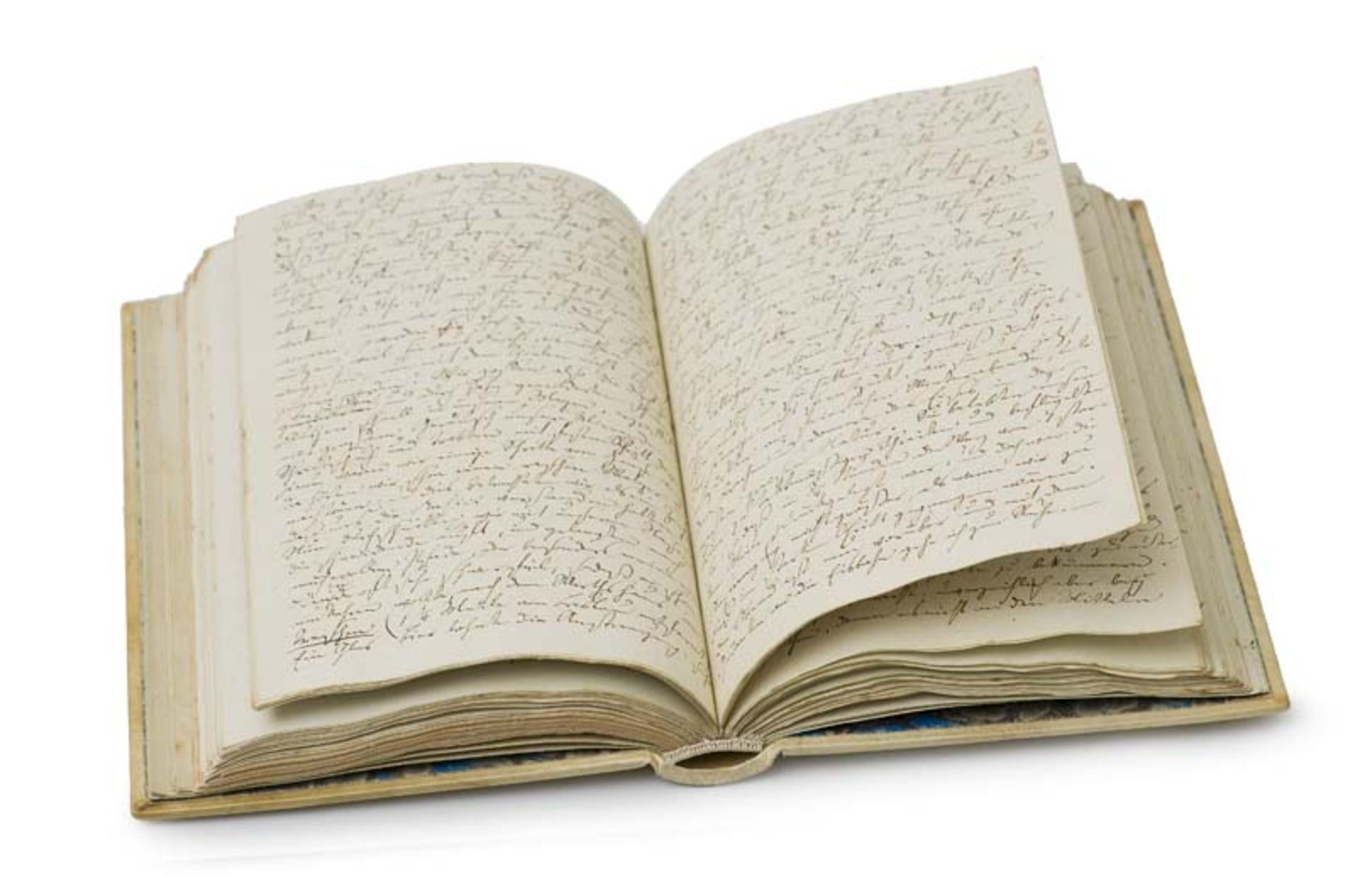 Tagebuch eines Studierenden aus den Jahren 1832-33. Deutsche Handschrift. Handschriftlich verfasstes