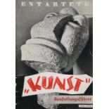 Nationalsozialismus - - Entartete "Kunst" Ausstellungsführer (Deckeltitel). Führer durch die