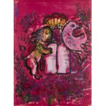 Chagall, Marc. Glasmalereien für Jerusalem. Text von Jean Lemaire. Mit 2 farbigen OLithographien