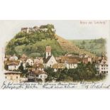 Wedekind, Frank u. Tilly. Eigenhändige Postkarte mit Unterschrift an den österreichischen