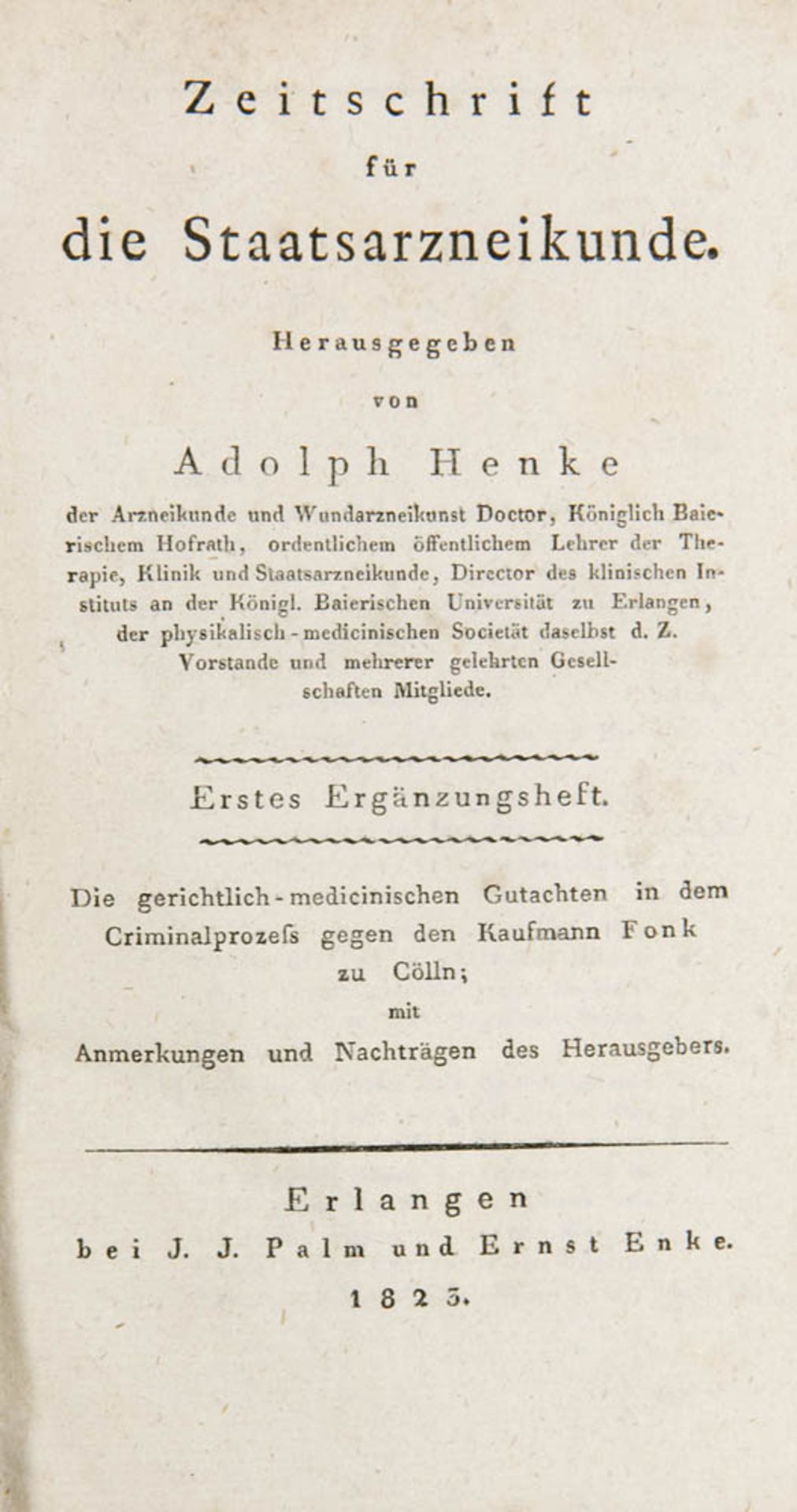 Büchner, Georg - Quellen zu Büchners Woyzeck - - Henke, Adolph (Herausgeber).. Zeitschrift für die