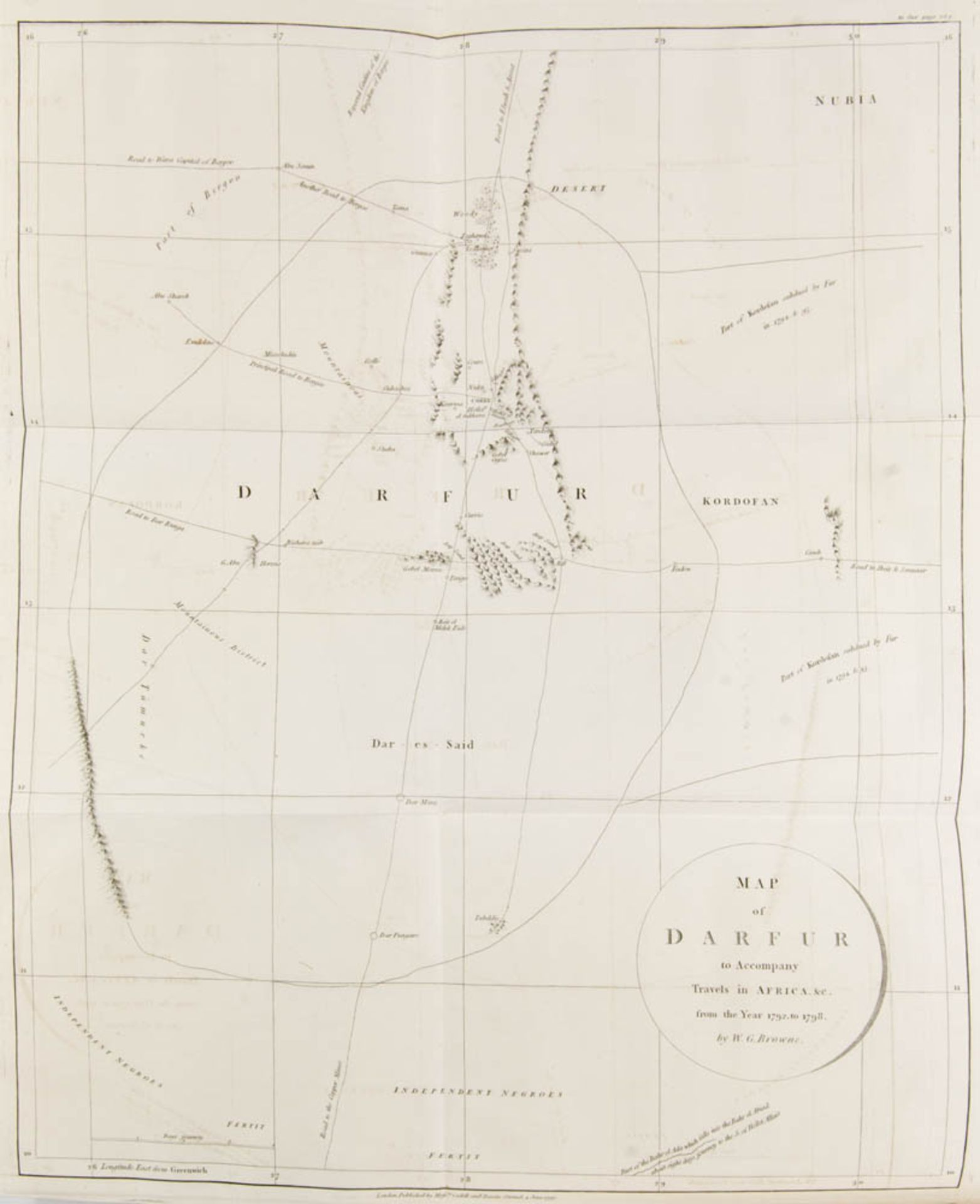 Syrien - Ägypten - - Browne, William George. Travels in Africa, Egypt, and Syria, from the Year 1792