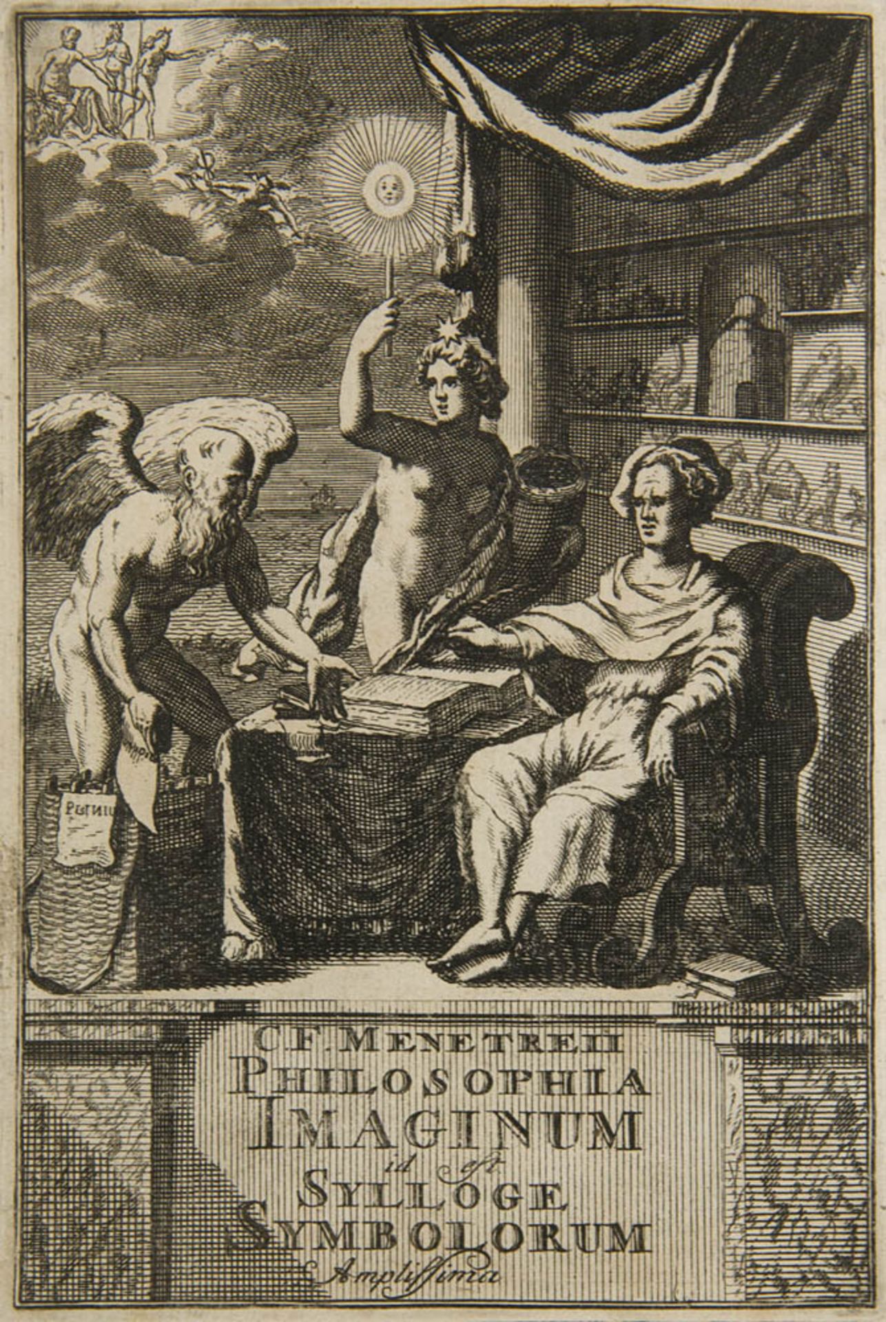 Emblemata - - Menestrier, Claude-François. Philosophia imaginum id est sylloge symbolorum amplissima