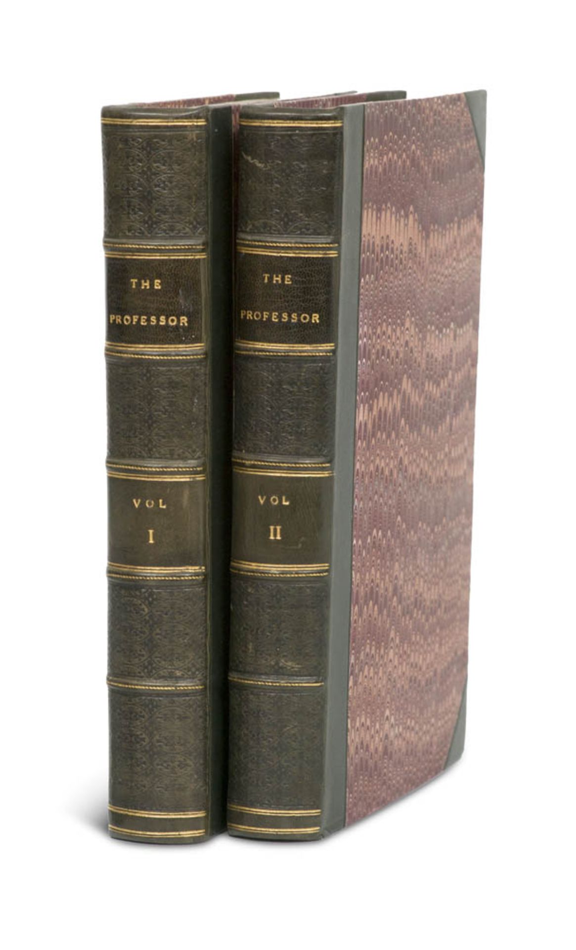 Bronte, Charlotte. The Professor. A tale by Currer Bell (d.i. C. Bronte). 2 Bde. London: Smith,