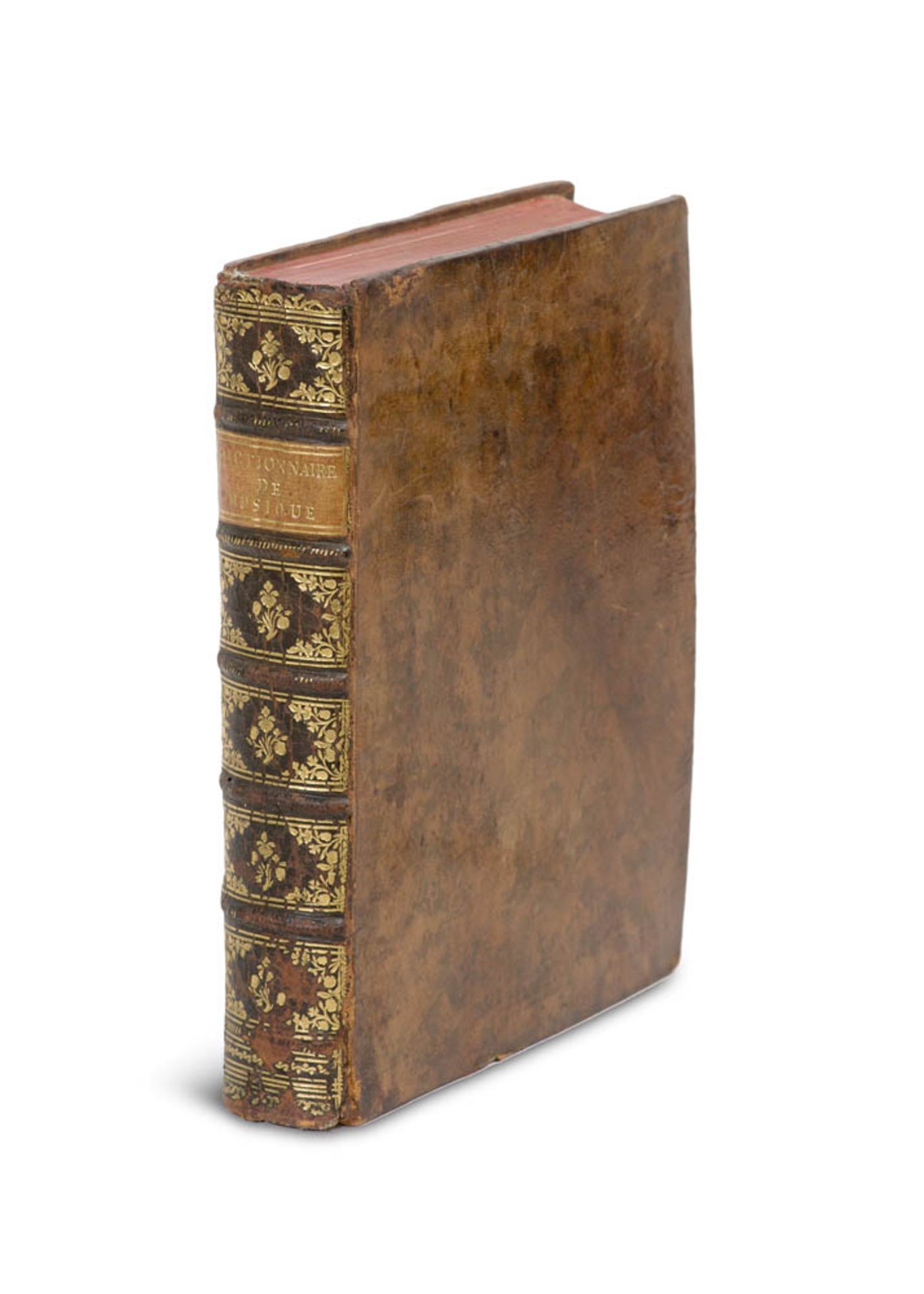 Musik - - Rousseau, Jean Jacques. Dictionnaire de Musique. Paris: Veuve Duchesne 1768. Mit