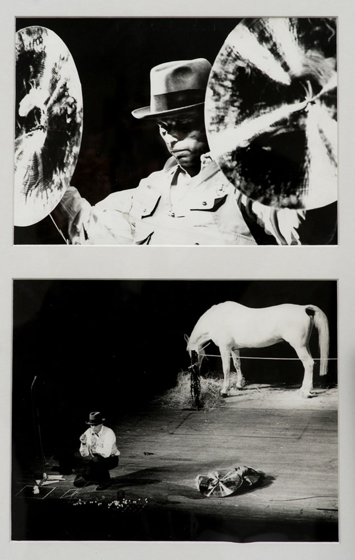 Beuys, Jospeh u. Abisag Tüllmann. Titus Andronicus/ Iphigenie. 1973. 2 Photographien von Abisag