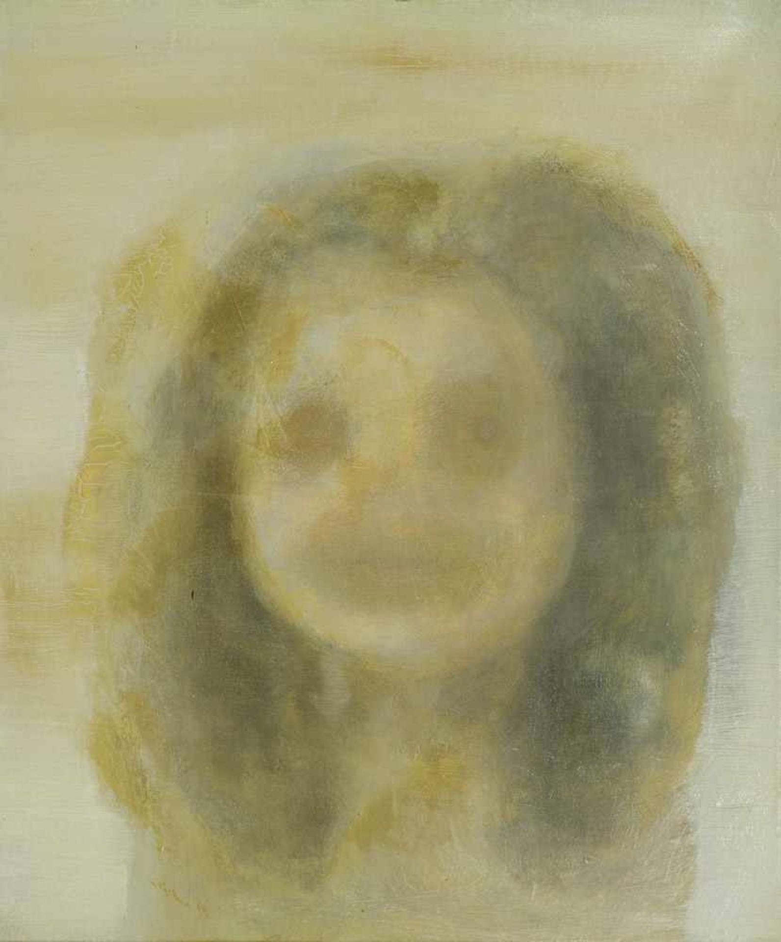 Bedriñana, Tania (1973 Lima (Peru))Hauch. 2008. Öl auf Leinwand. 50 x 60 cm. Verso signiert,