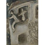 Chagall, Marc (1887 Witebsk - 1985 St. Paul-de-Vence)Michael rettet David/Naomi und ihre