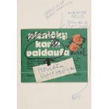 Fluxus - - Knizák, Milan. (1940 Pilsen). Popular symphony No. 2. Mischtechnik und Collage auf