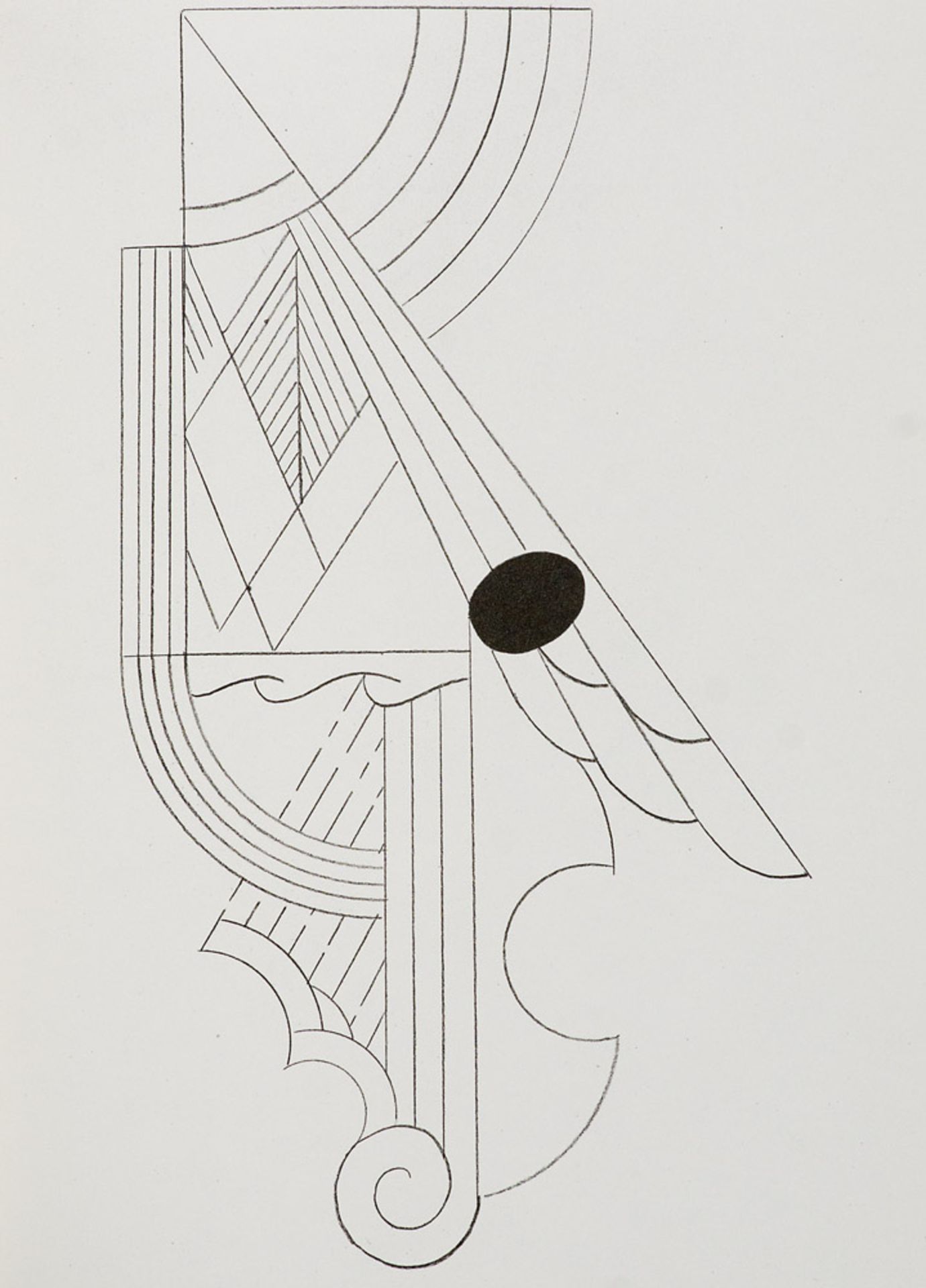 Pop Art Lichtenstein, Roy (1923 - 1997 New York)o.T. Lithographie. 1967. 30,3 x 22,3 cm. Die